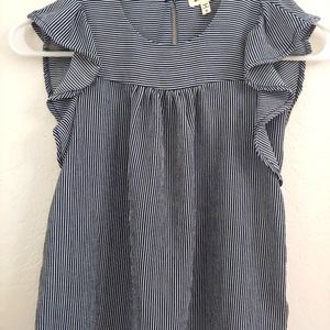 Monteau stripe lines Dressy top